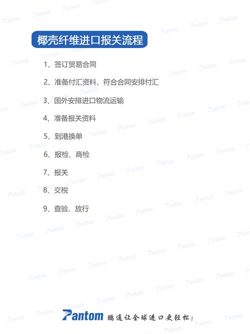椰殼纖維進(jìn)口申報流程