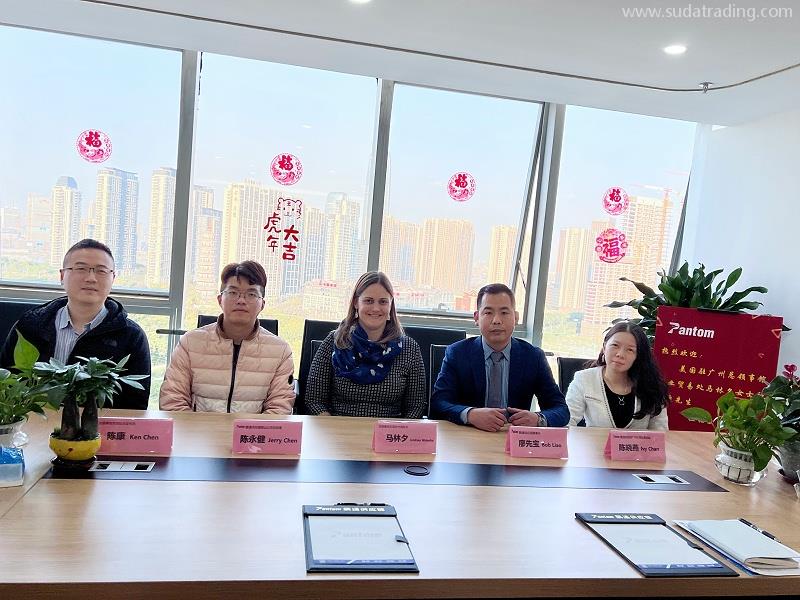 美國駐廣州總領事館農業貿易處處長蒞臨廣東速達廣州分公司調研交流！